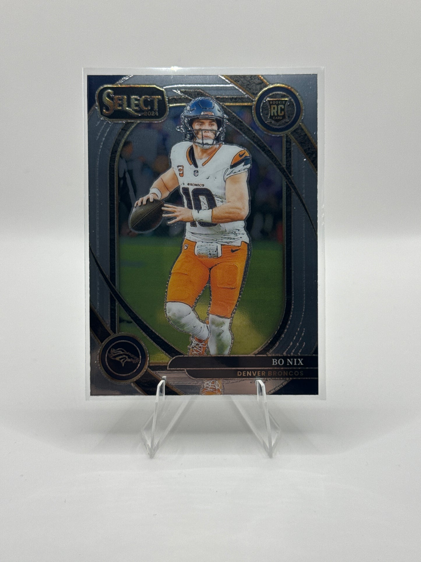 Bo Nix (Rookie) #221 Club Level 2024 Panini - Select Football