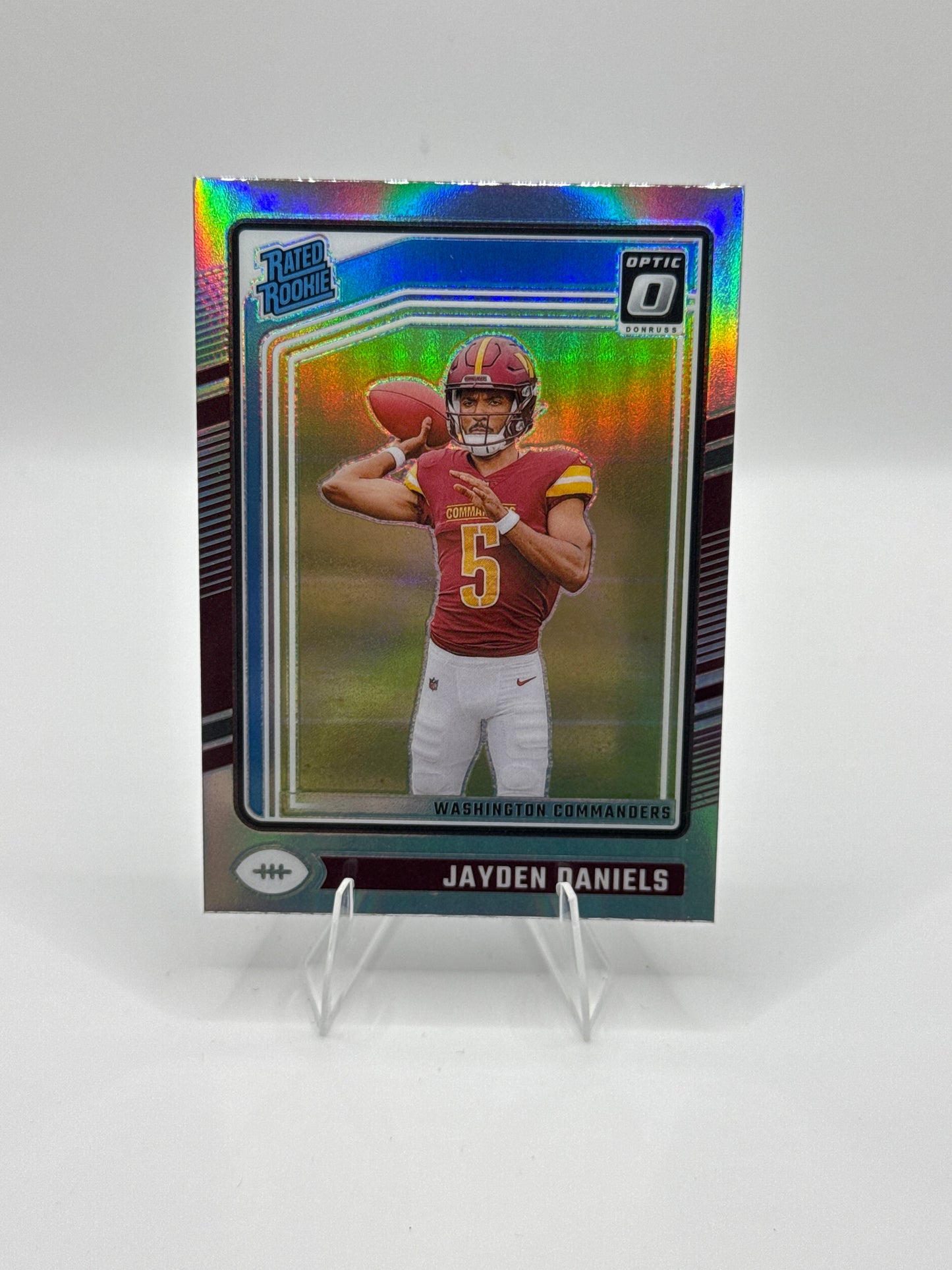 Jayden Daniels Rated Rookie #248 Holo