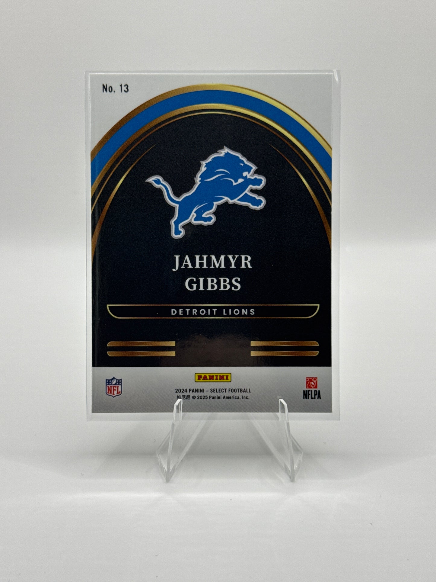 Jahmyr Gibbs #13 Future 2024 Panini - Select Football