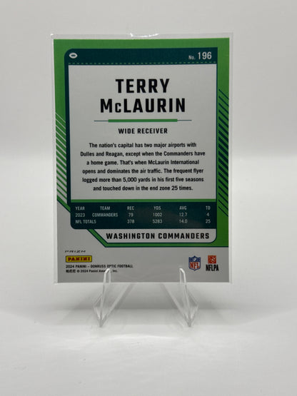 Terry McLaurin #196 Blue Stars 2024 Panini - Donruss Optic Football