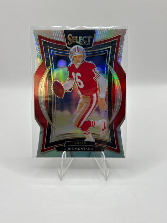 Joe Montana #70 Silver Prizm Die-Cut 2024 Panini - Select Football