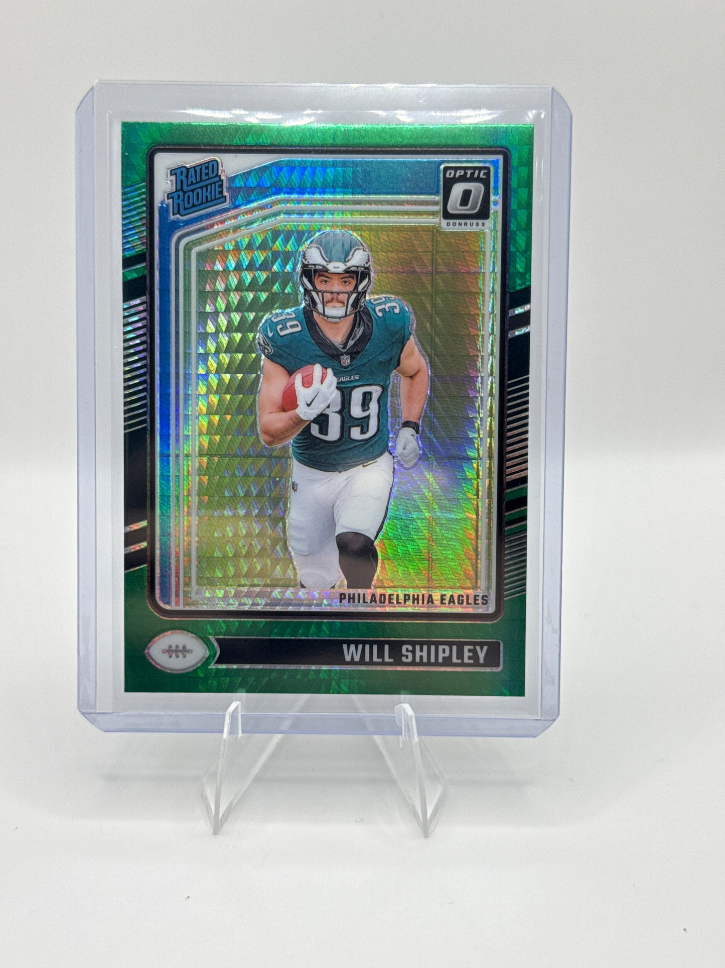 Will Shipley Rated Rookie #298 Green Hyper