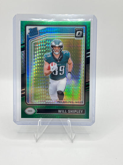 Will Shipley Rated Rookie #298 Green Hyper