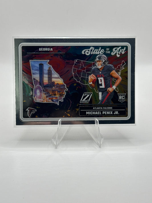 Michael Penix Jr. #13 State of the Art 2024 Panini - Zenith Football