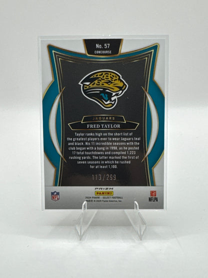 Fred Taylor #57 Copper Prizm Shock 113/299 Concourse Level