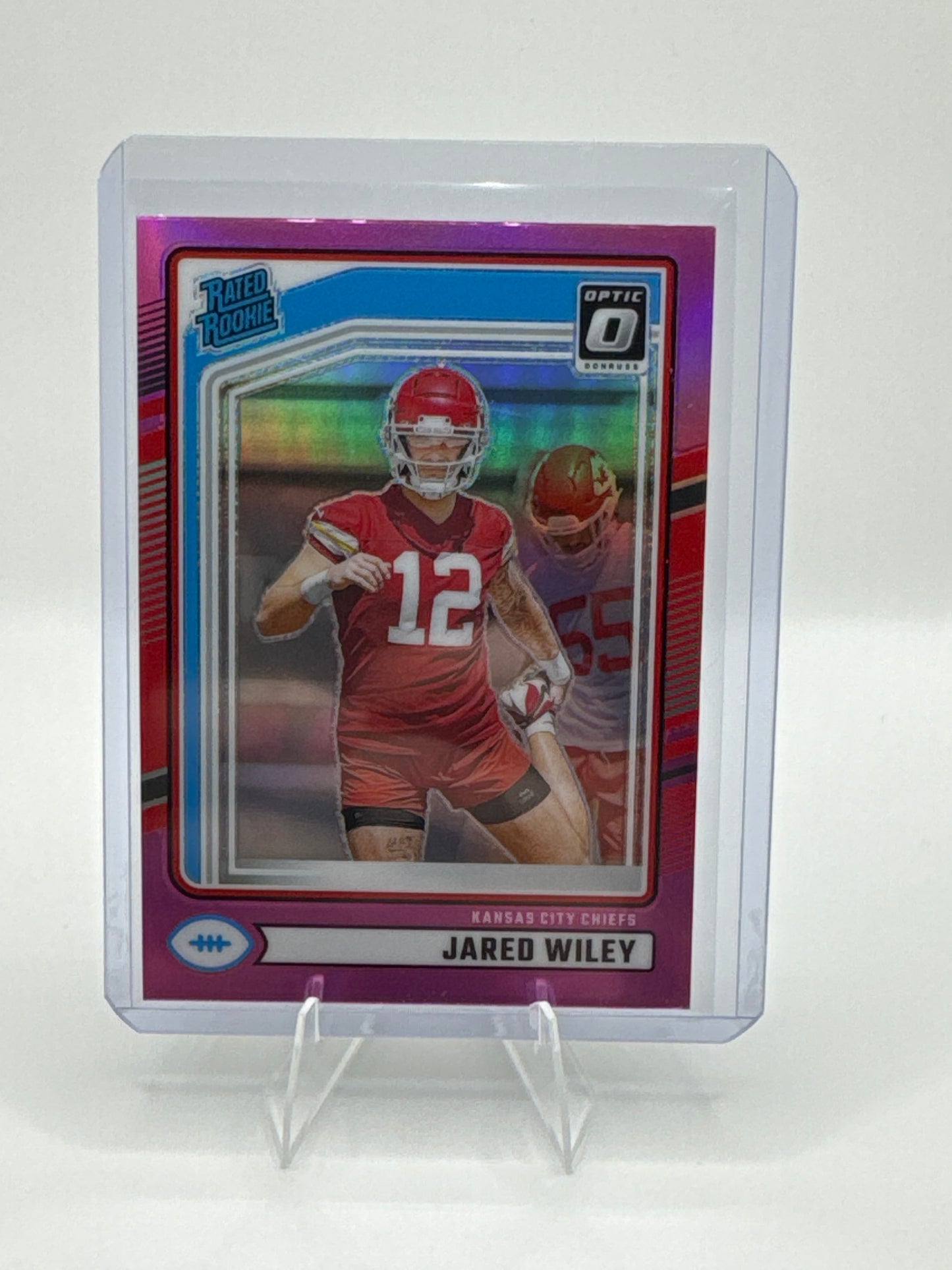 Jared Wiley Rated Rookie #387 Pink Holo