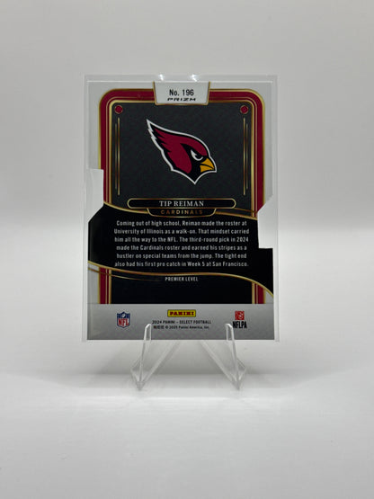 Tip Reiman (Rookie) #196 Silver Prizm Die-Cut Premier Level