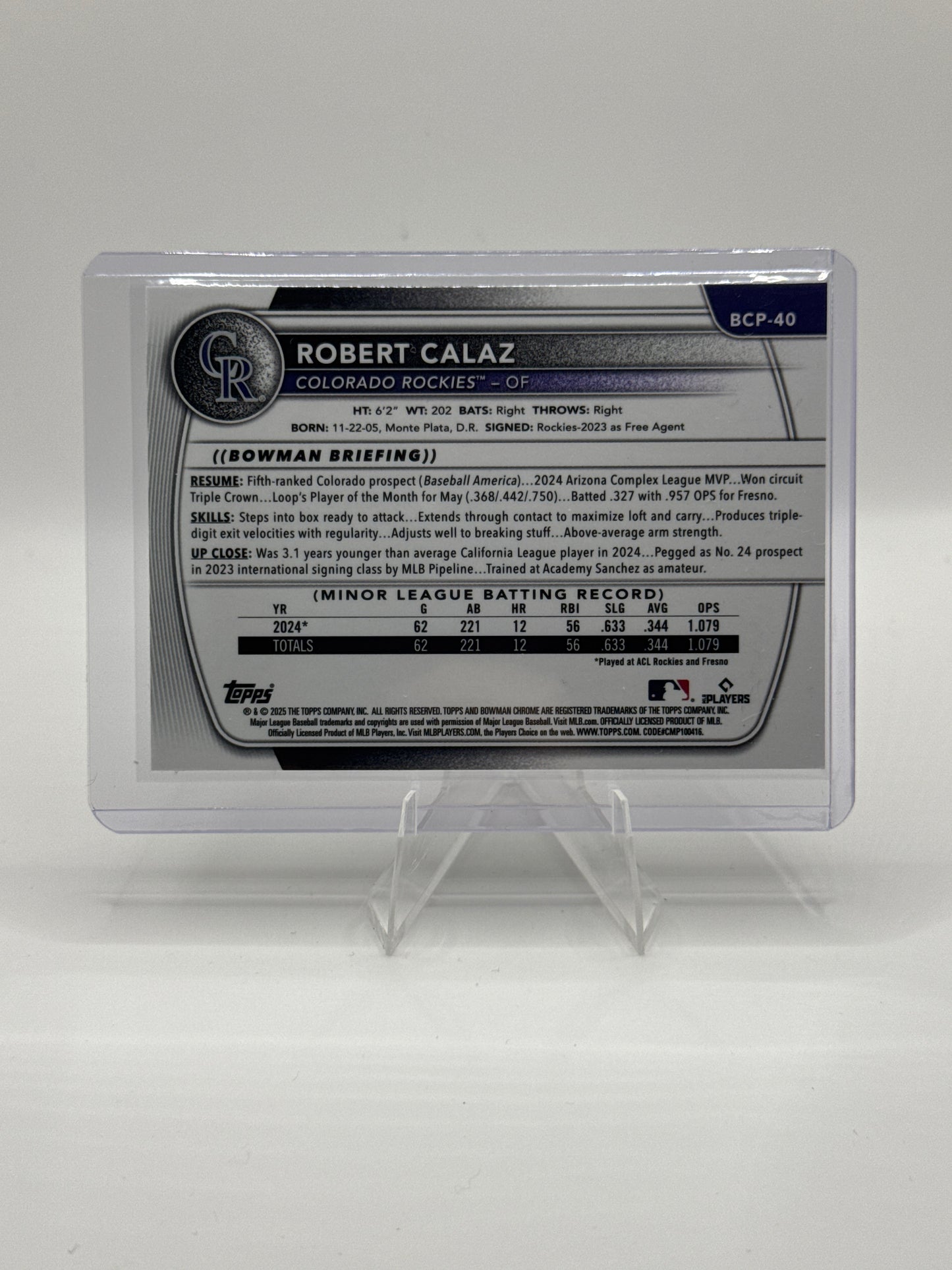 Robert Calaz #BCP-40 Reptilian