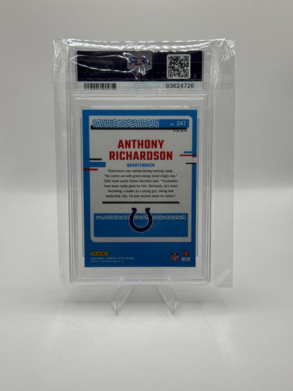 Anthony Richardson Rated Rookie #247 Holo PSA 9