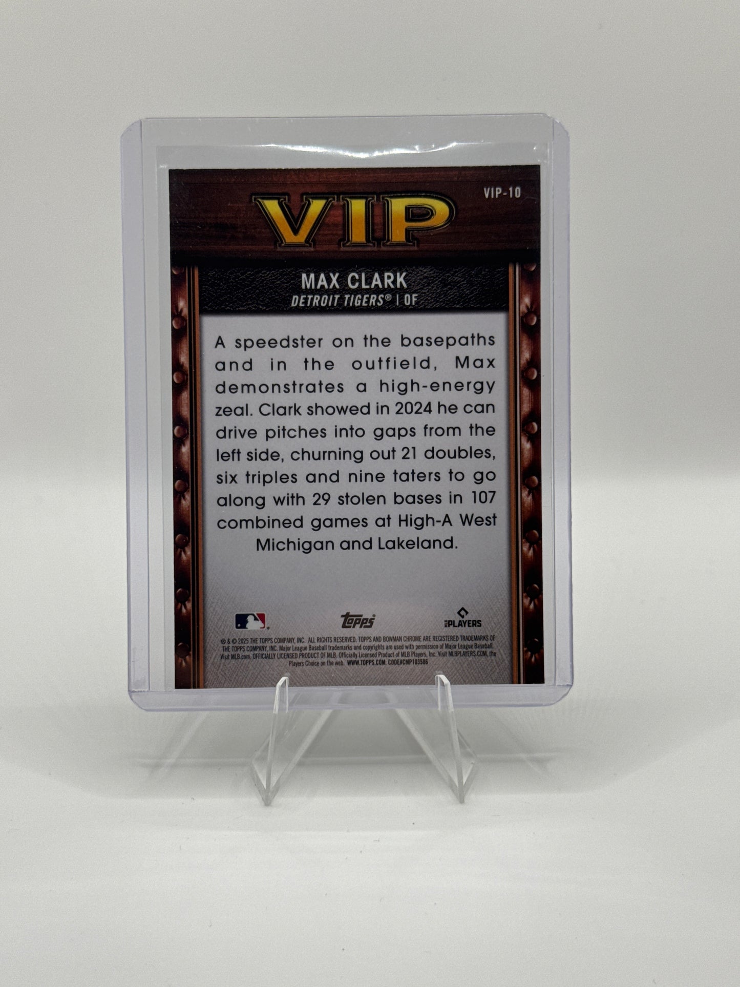 Max Clark #VIP-10 Very Important Prospects Mojo