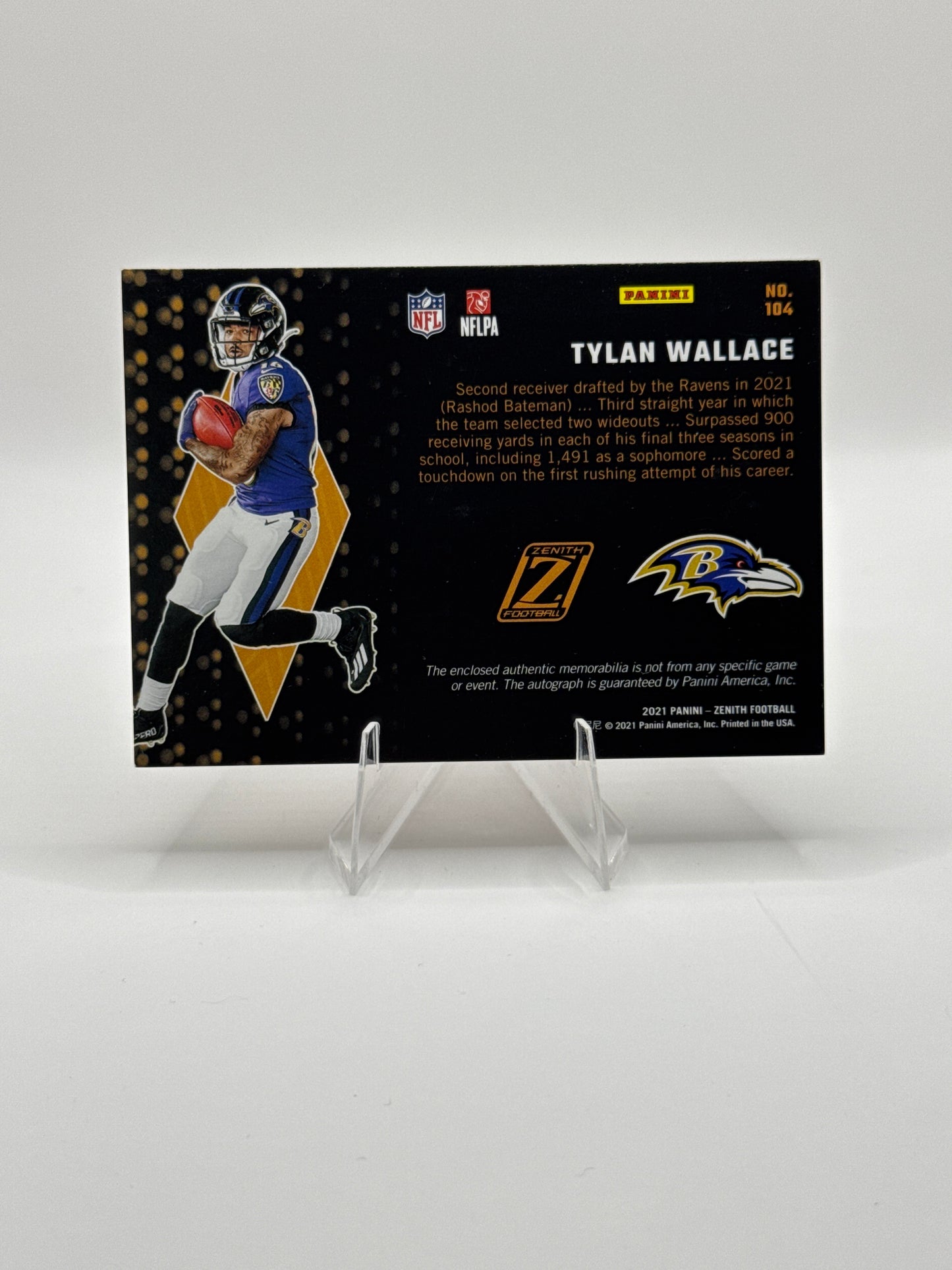 Tylan Wallace (Rookie) #104 Rookie Patch Auto 07/35