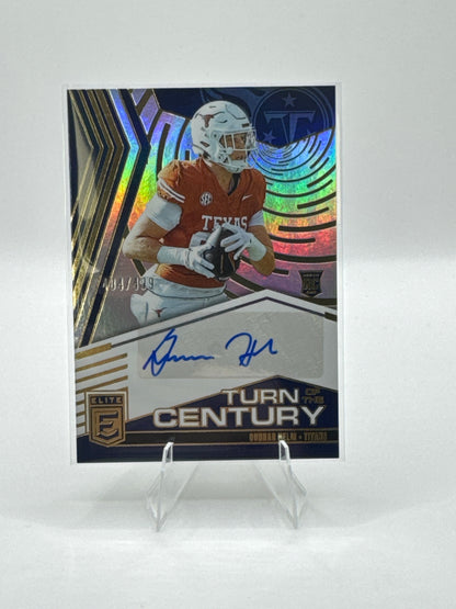 Gunnar Helm (Rookie) #TOC-GHE Turn of the Century Autograph 404/499 2025 Elite