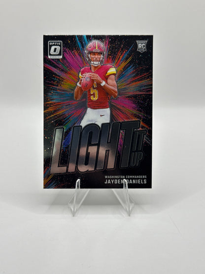 Jayden Daniels (Rookie) #4 Light It Up