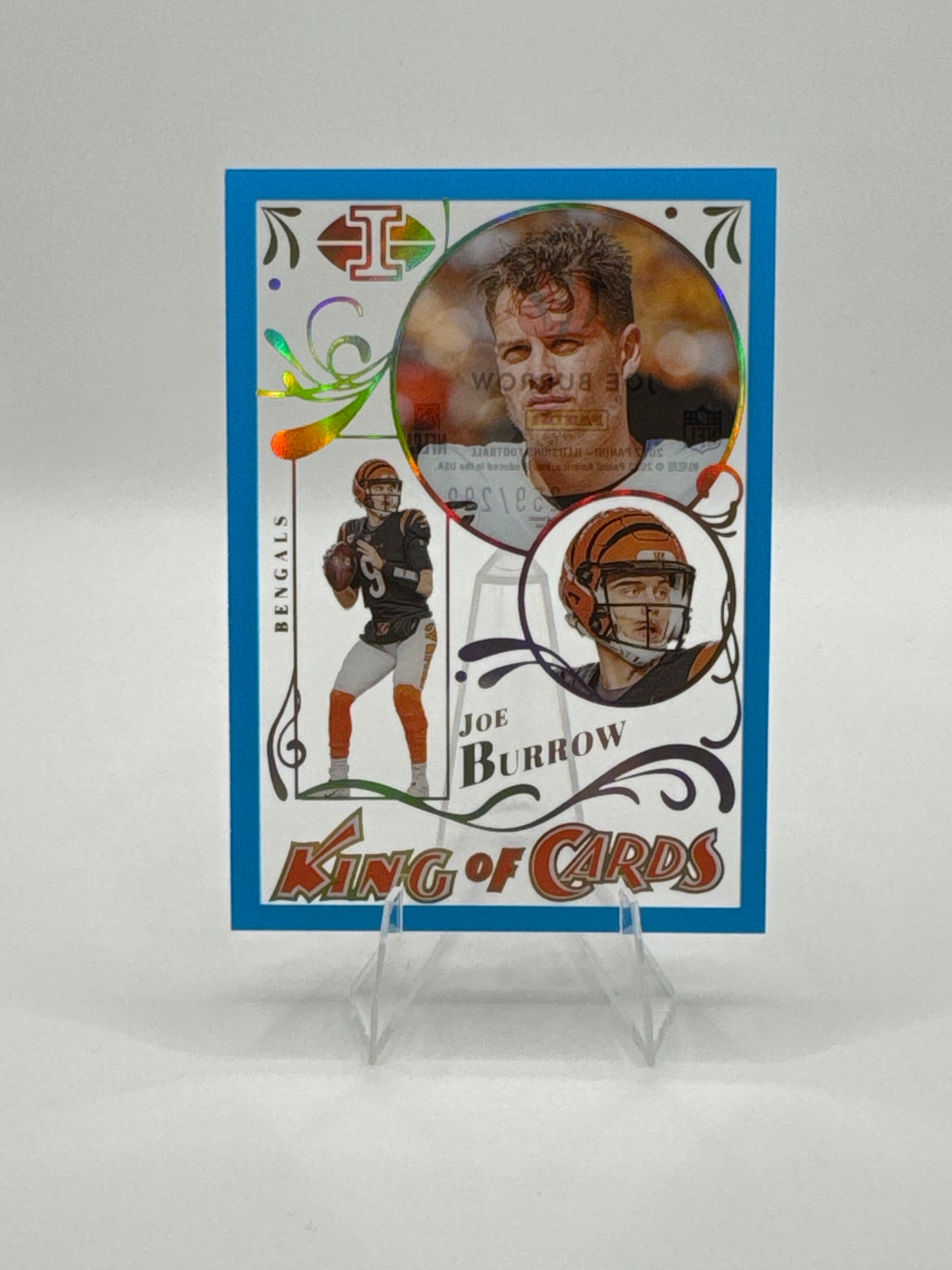 Joe Burrow #KC-5 King of Cards Blue 259/299