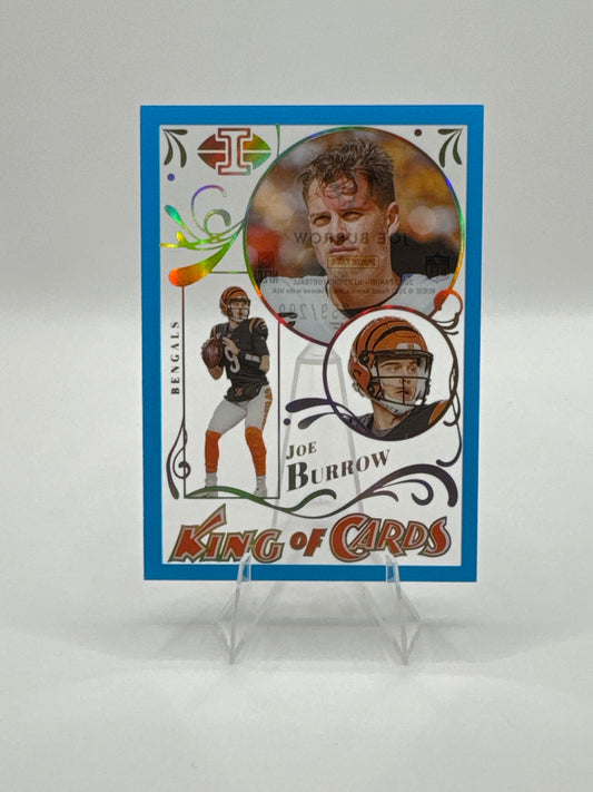 Joe Burrow #KC-5 King of Cards Blue 259/299