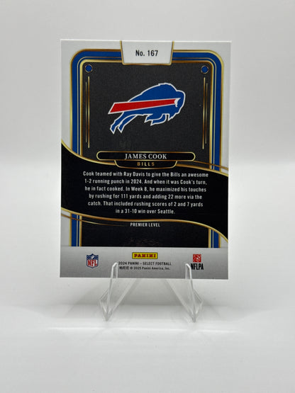 James Cook #167 Premier Level 2024 Panini - Select Football