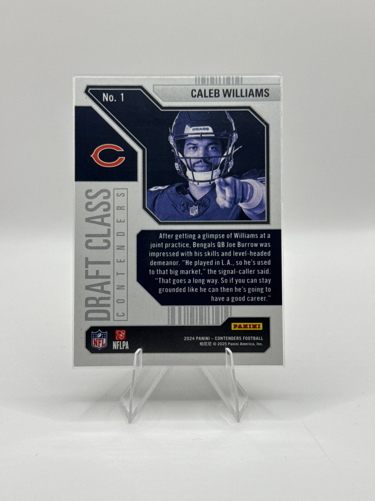 Caleb Williams (Rookie) #1 Draft Class Red