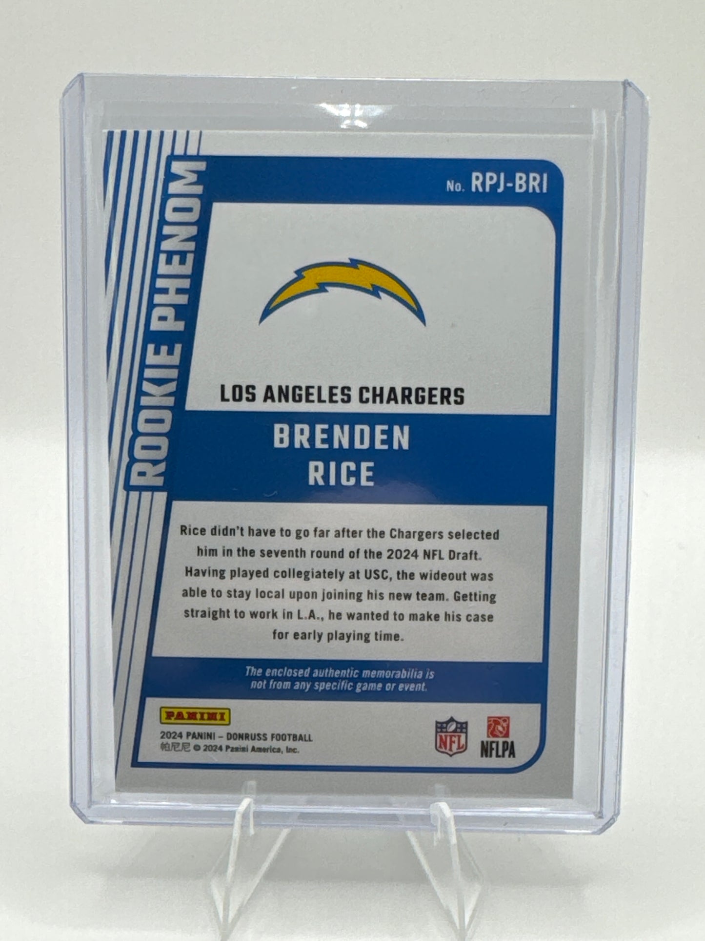 Brenden Rice (Rookie) #RPJ-BRI
