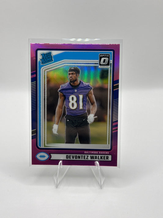 Devontez Walker Rated Rookie #345 Pink Holo