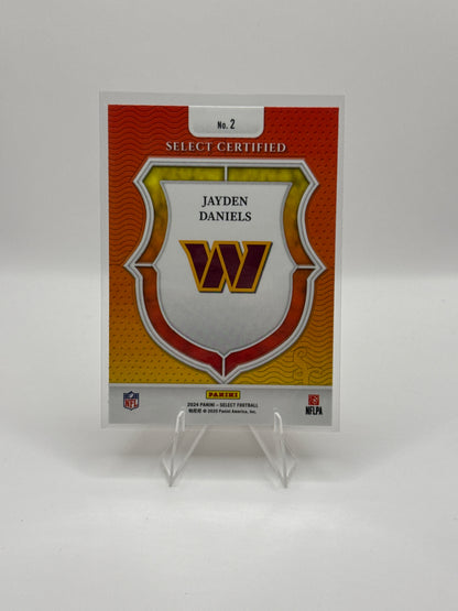 Jayden Daniels (Rookie) #2 Select Certified
