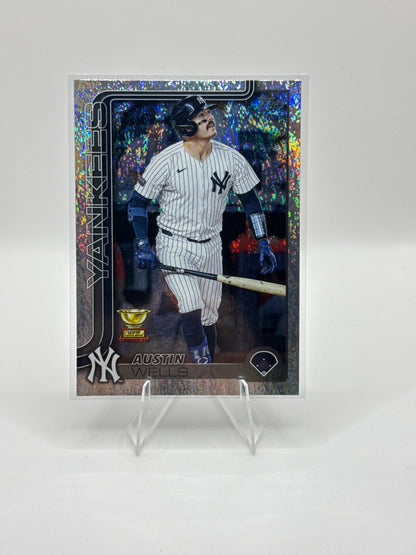 Austin Wells #591 Sandglitter 2025 Topps Series Two