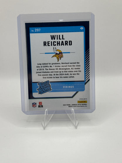 Will Reichard Rated Rookie #297 Holo