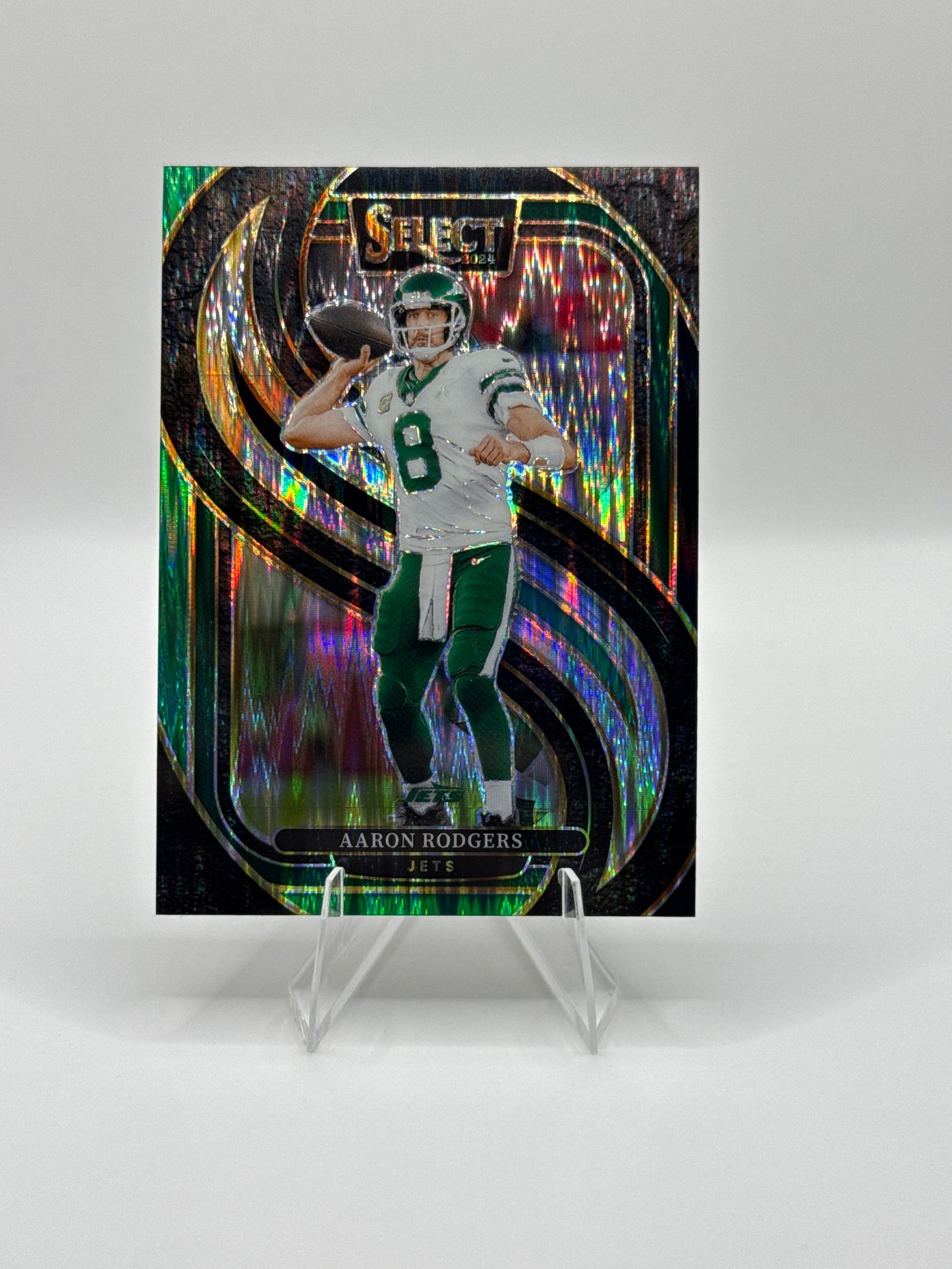 Aaron Rodgers #126 Green Black Prizm Shock Premier Level