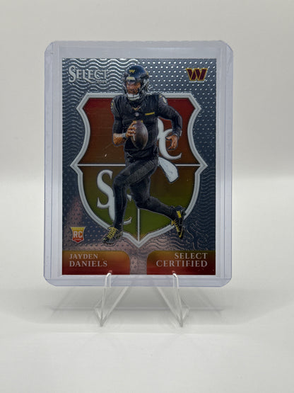 Jayden Daniels (Rookie) #2 Select Certified 2024 Panini - Select Football