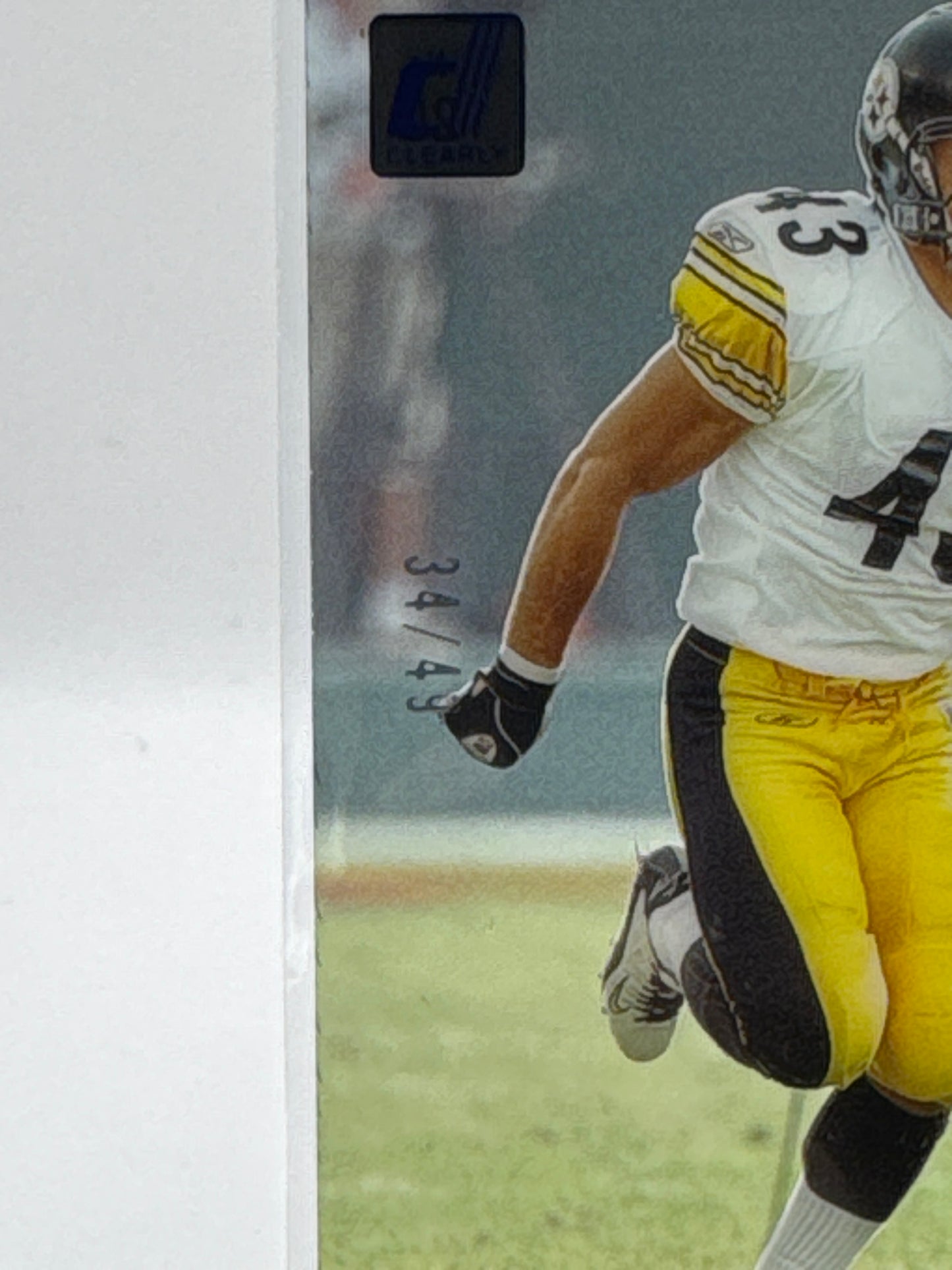 Troy Polamalu #20 Blue Throwback Series 34/49