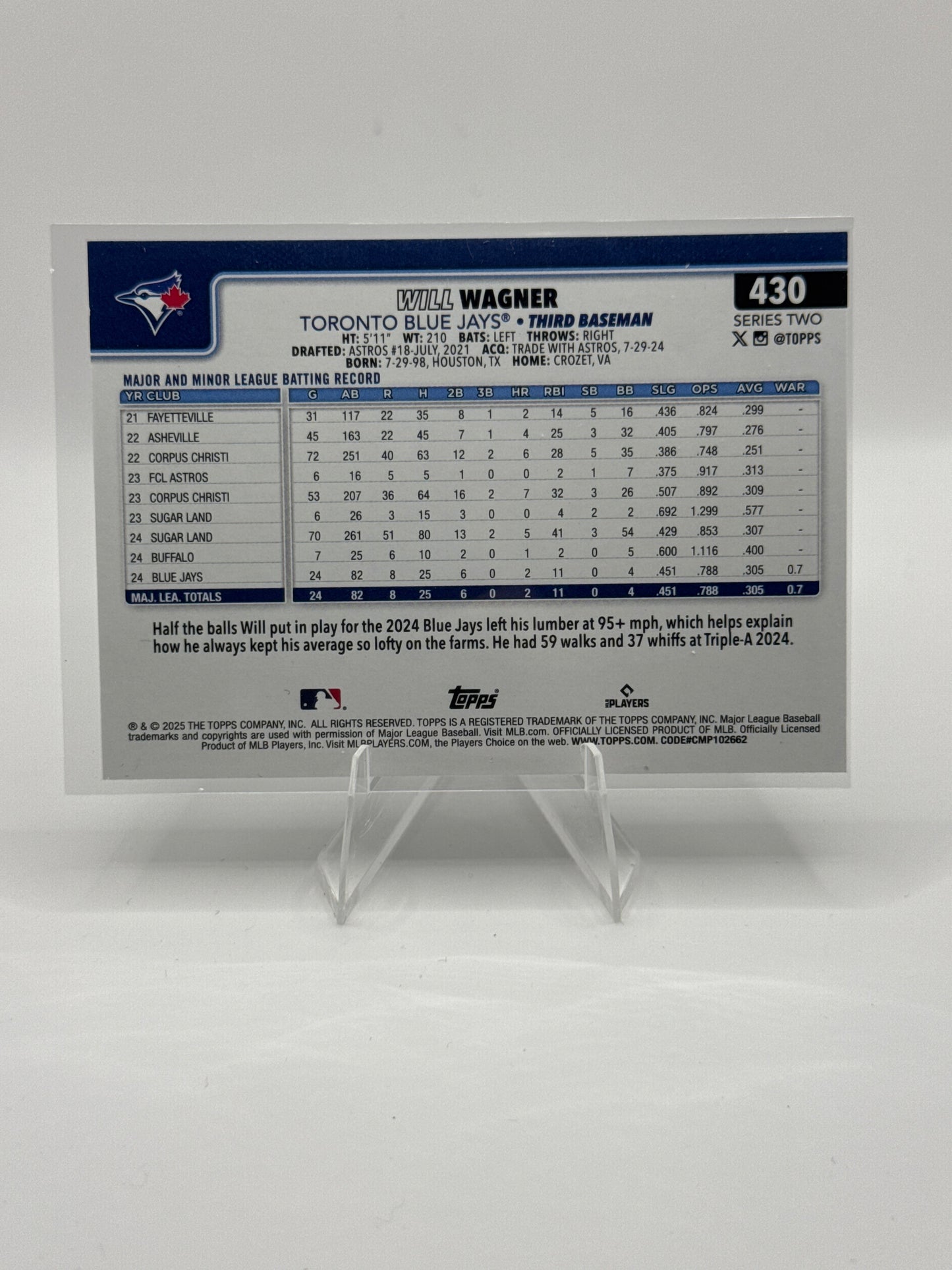 Will Wagner (Rookie) #430