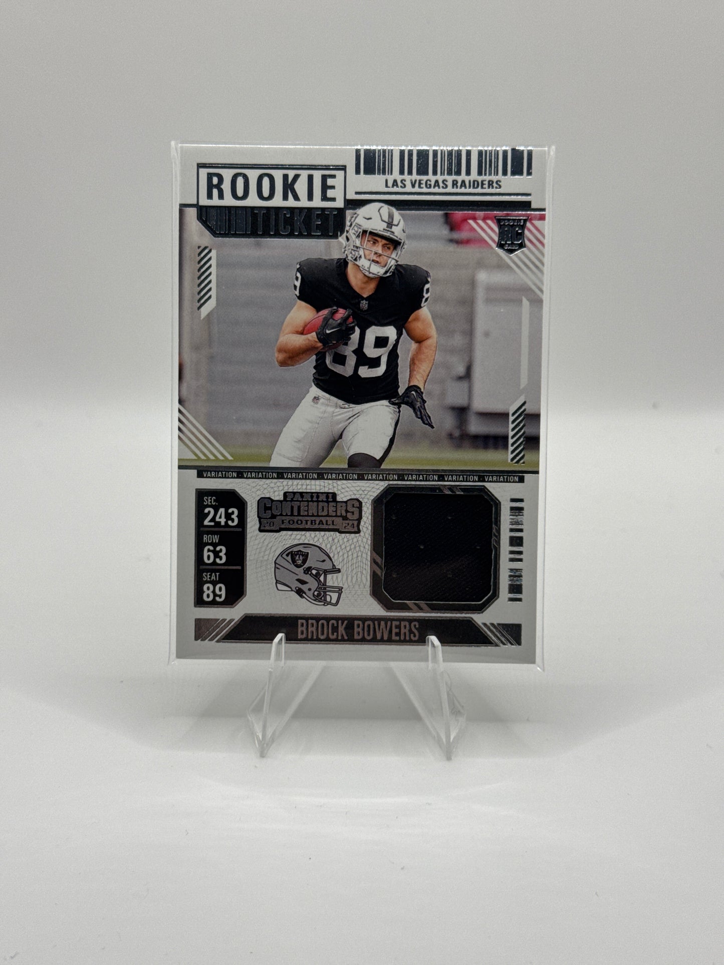 Brock Bowers Rookie Ticket Patch #RTS-BBS