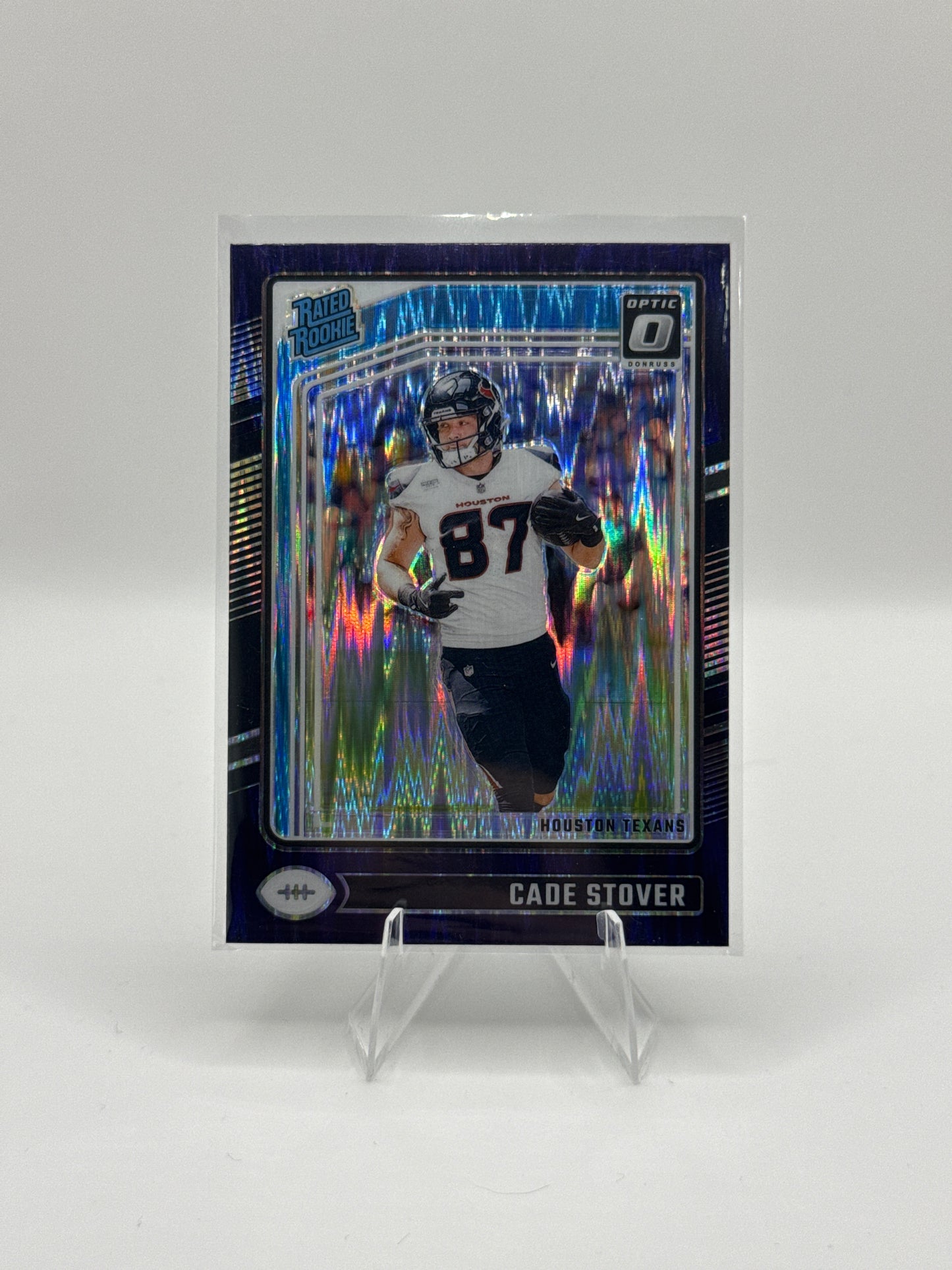 Cade Stover Rated Rookie #218 Purple Shock