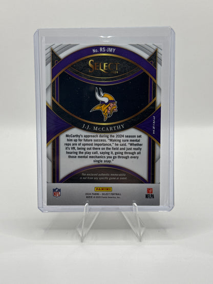 J.J. McCarthy Rookie Swatches #RS-JMY