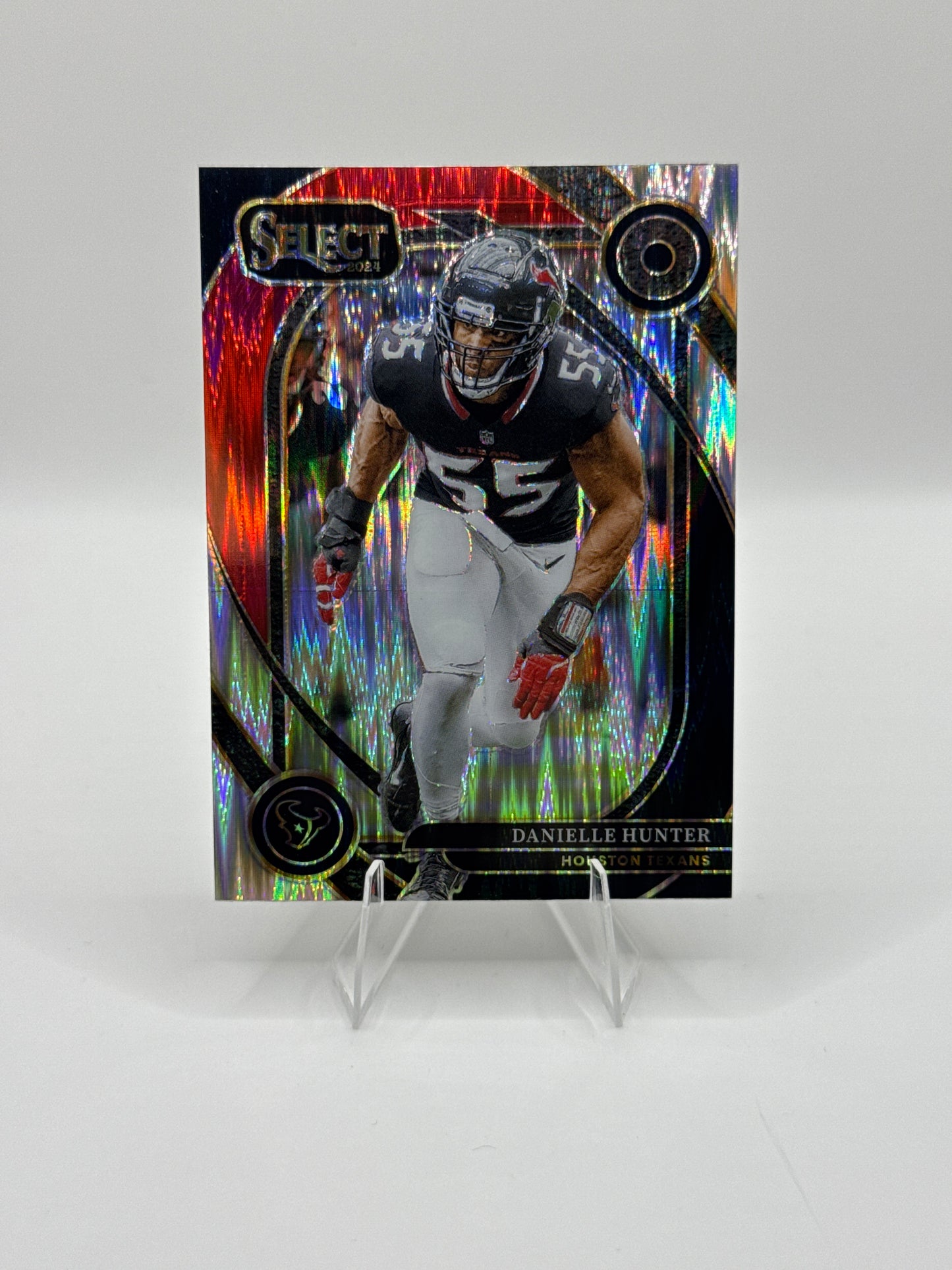 Danielle Hunter #243 Red Black Prizm Shock Club Level 2024 Panini - Select Football