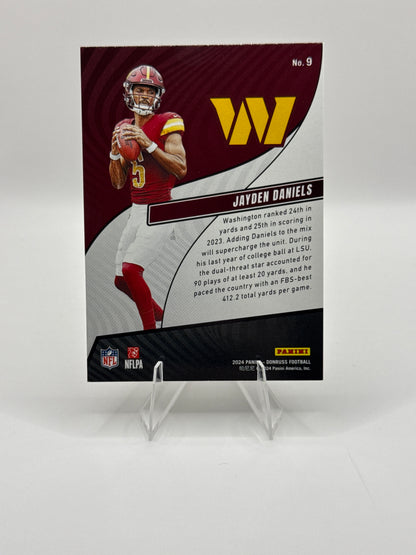 Jayden Daniels (Rookie) #9 Rookie Revolution 2024 Panini - Donruss Football