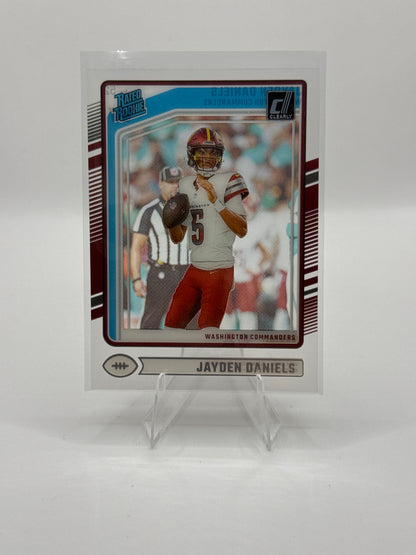 Jayden Daniels Rated Rookies #52 2024 Clearly Donruss Football