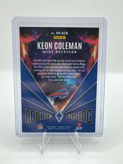 Keon Coleman Rookie Rising #RR-KCN Purple