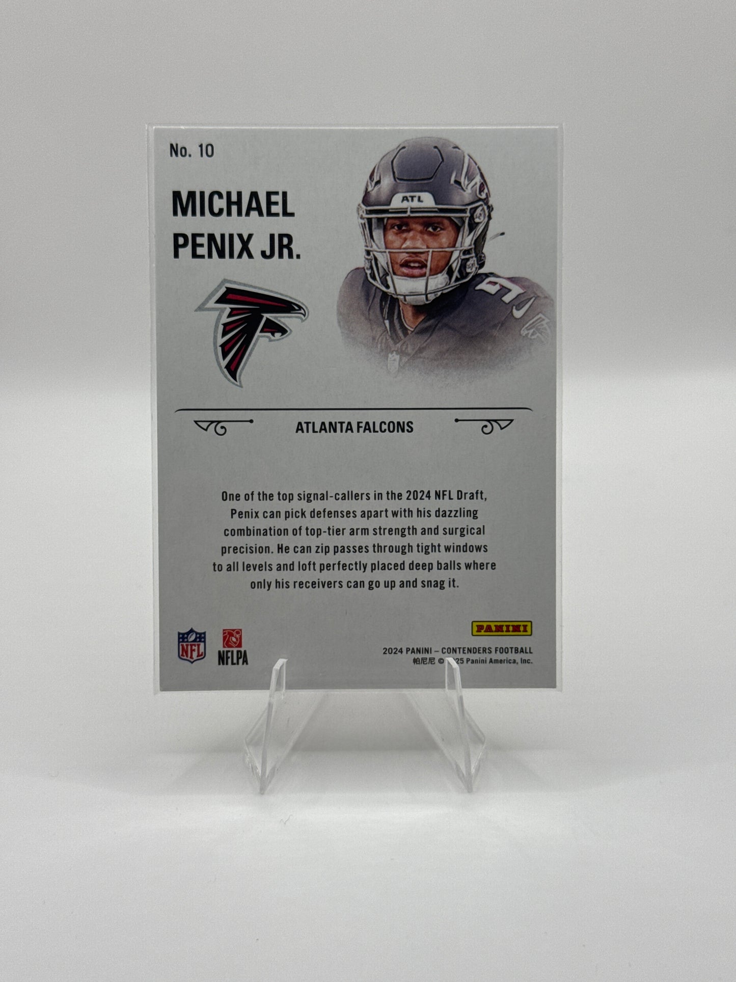 Michael Penix Jr. (Rookie) #10 Red Rookie Stallions - Color Match