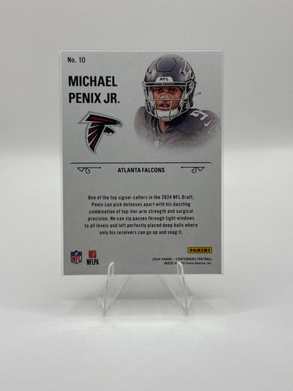 Michael Penix Jr. (Rookie) #10 Red Rookie Stallions - Color Match