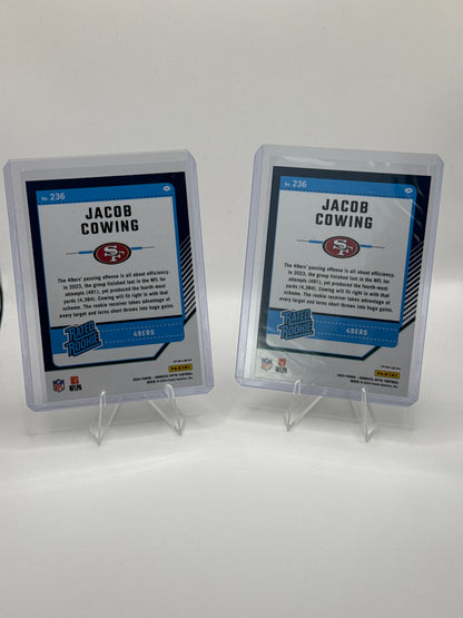 Jacob Cowing Rated Rookie #236 Holo & Purple Shock