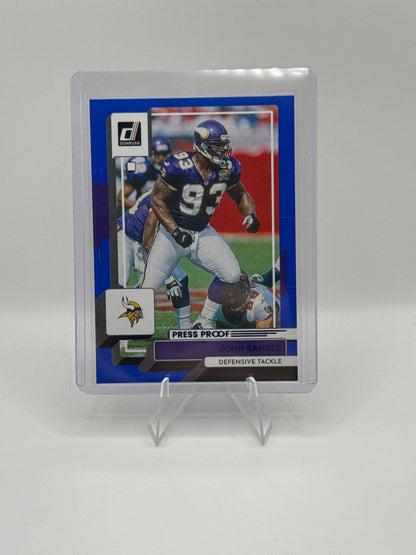 John Randle #105 Blue Press Proof