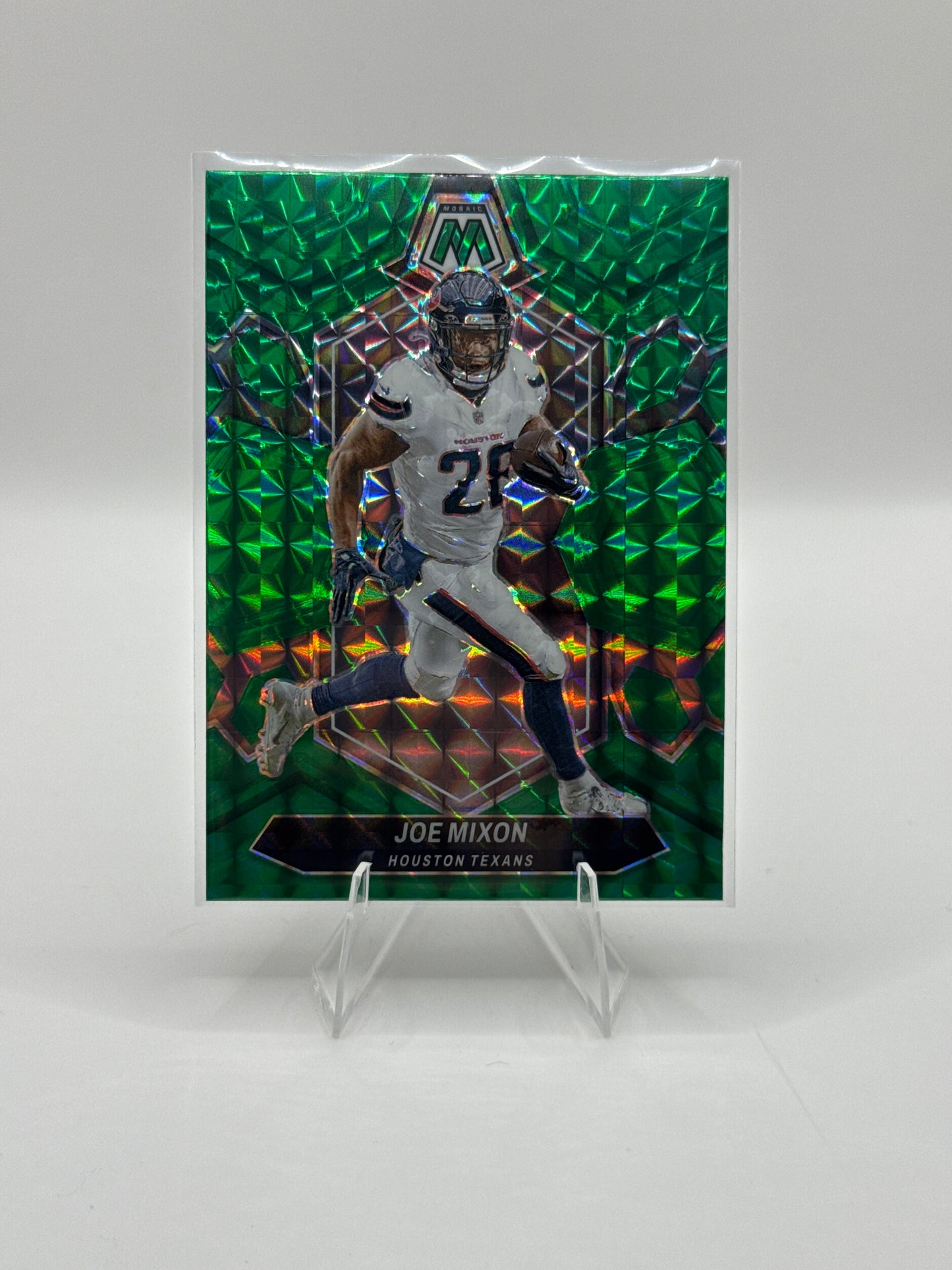 Joe Mixon #86 Green Mosaic 2024 Panini - Mosaic Football