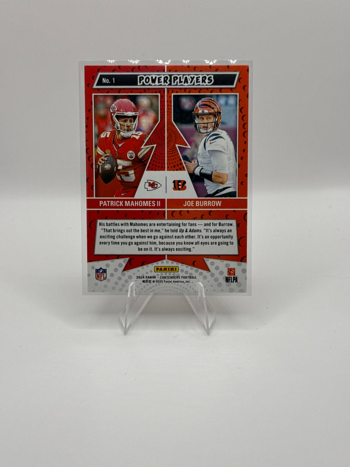 Patrick Mahomes II / Joe Burrow #1 Power Players