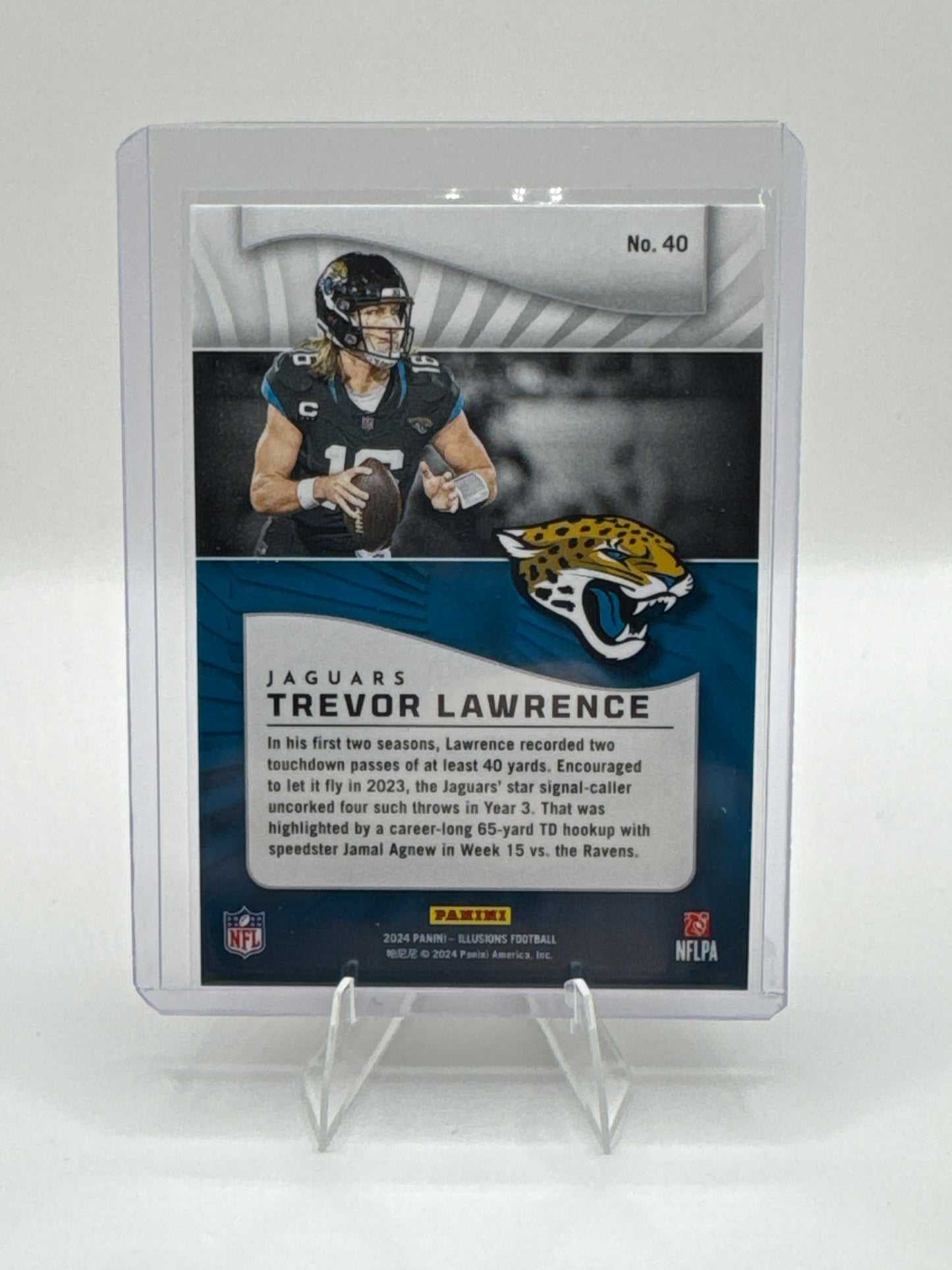 Trevor Lawrence #40 Orange Trophy