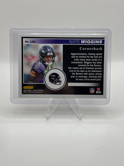 Nate Wiggins (Rookie) #181 Red No-Huddle
