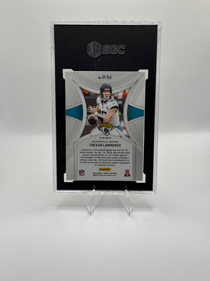 Trevor Lawrence #EP-TLA Mosaic Prizm SGC MT 9.5
