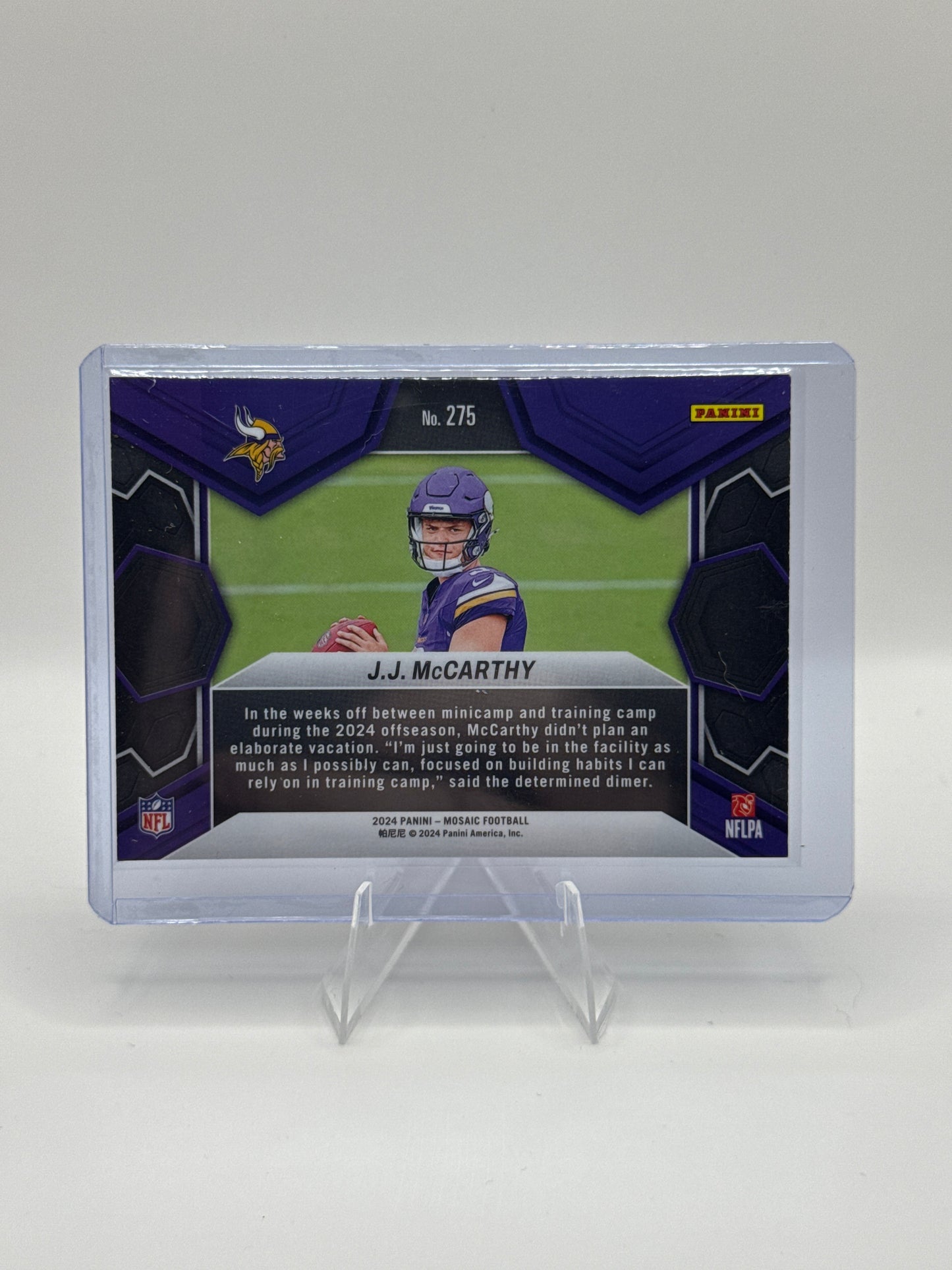 J.J. McCarthy (Rookie) #275 NFL Debut