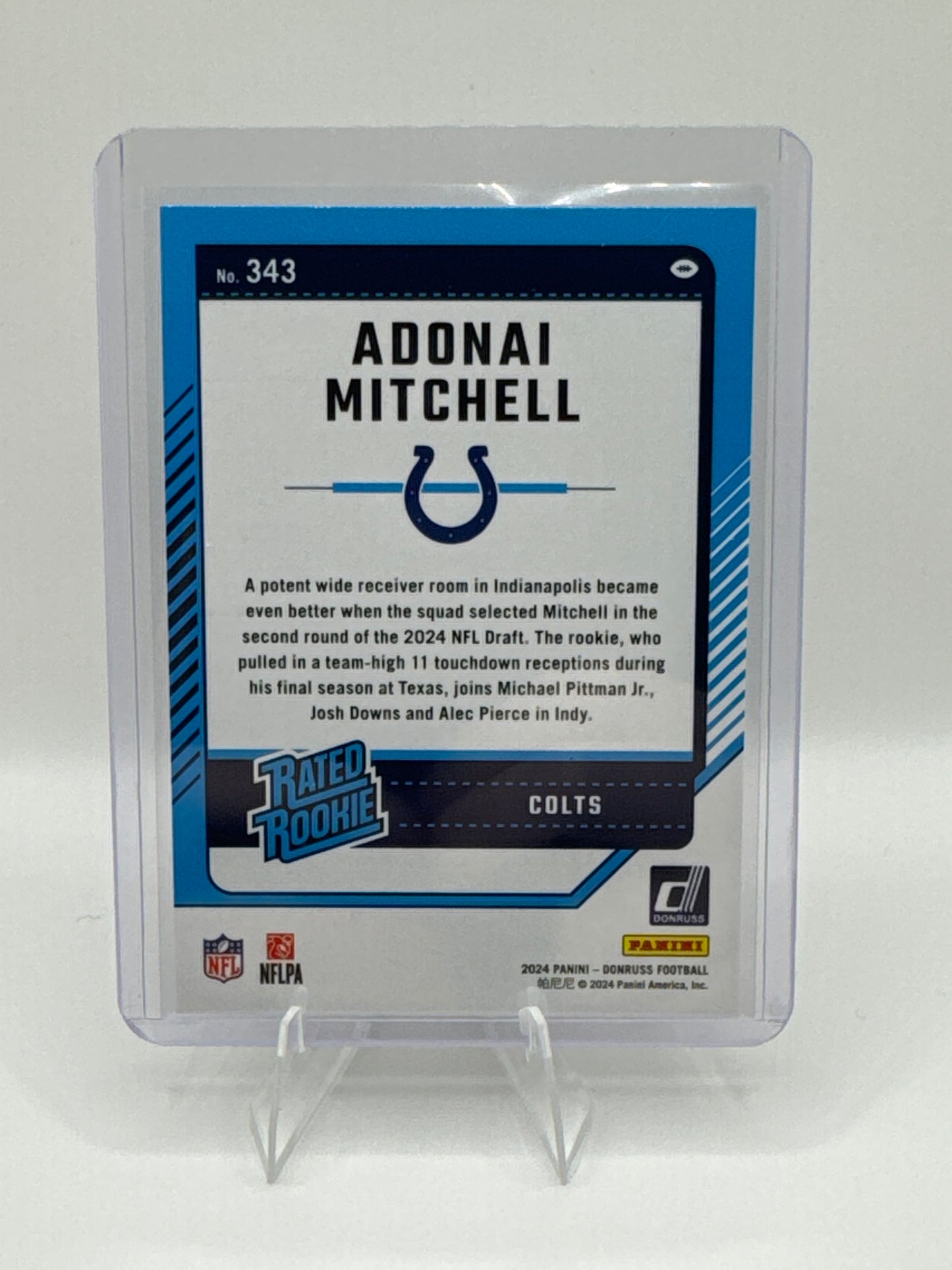 Adonai Mitchell Rated Rookie #343