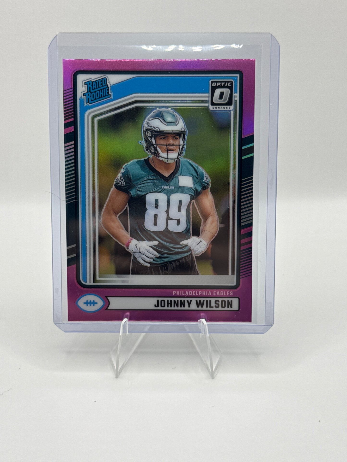 Johnny Wilson Rated Rookie #307 Pink Holo