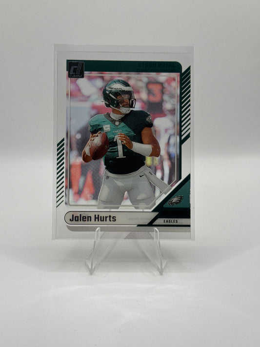 Jalen Hurts #42 2024 Panini - Clearly Donruss Football